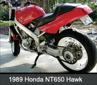 1989 Honda NT650 Hawk